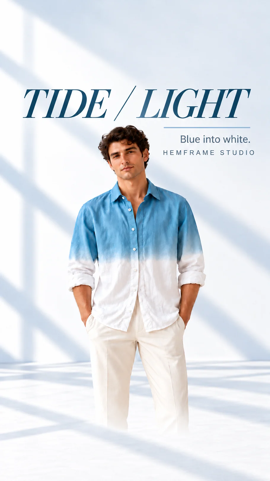 Tide / Light: Campaign hero in vertical format